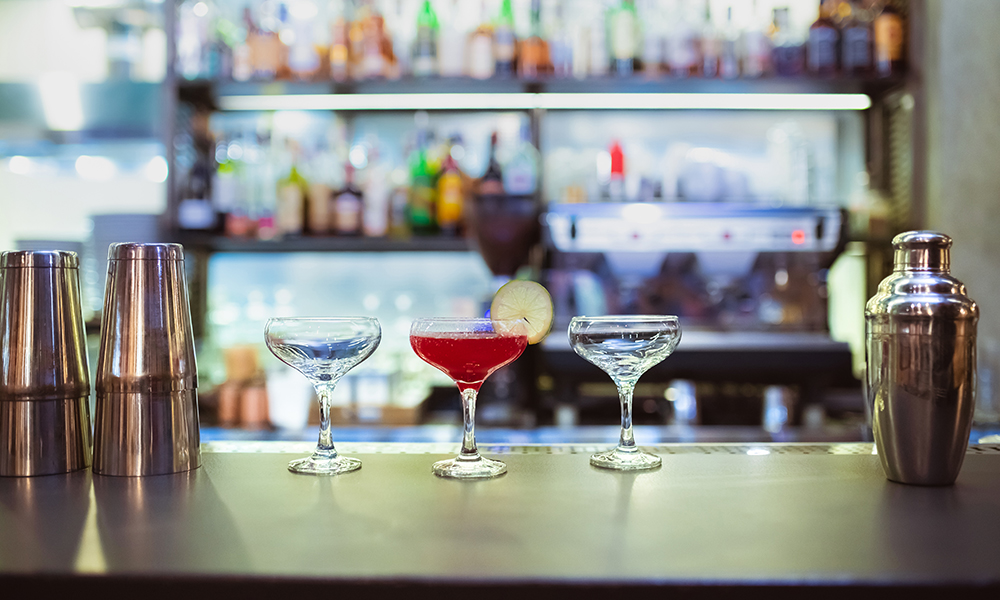 Many cocktail bars will also create unique non-alcoholic drinks for you upon request