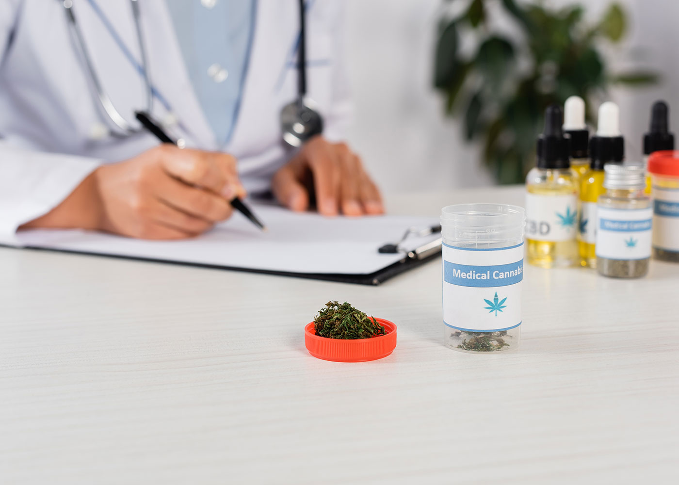 THC found in raw cannabis plant material.